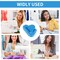 Magnetic Seam Guide for Sewing Machine with Seam Ripper Thread Remover Tool Multifucntional Magnetic Sewing Guide Hemmer with Scale Universal Sewing Supplies and Accessories (Blue)
